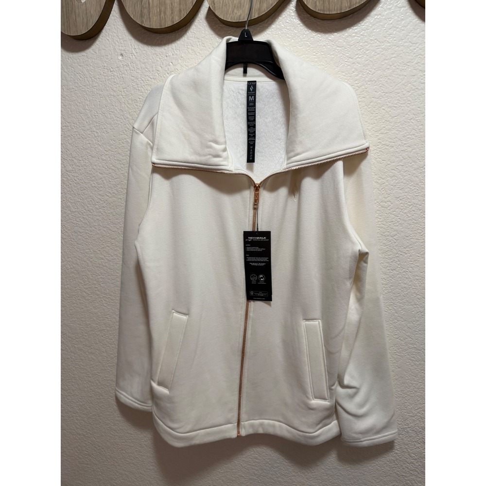 Skechers White Coat Size M